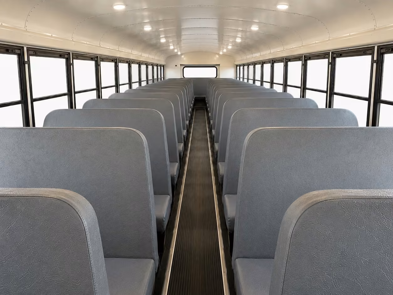 school bus interior